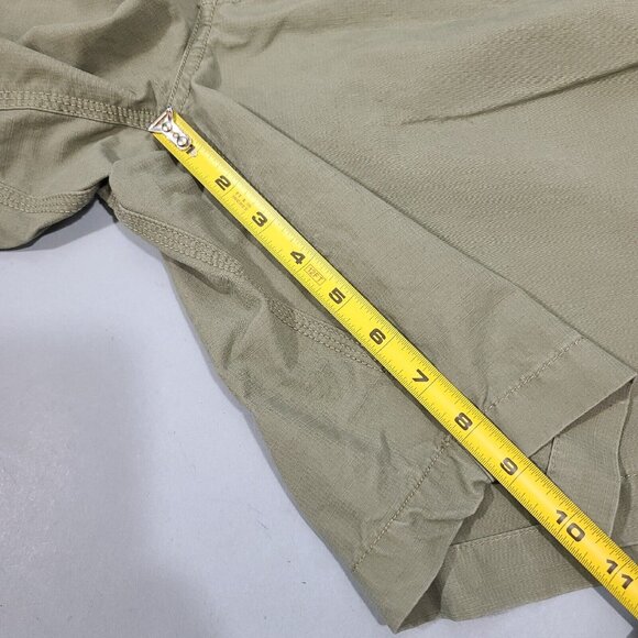 LL Bean 9" Olive Green Shorts Men's Size 44 100% Cotton - Picture 5 of 7